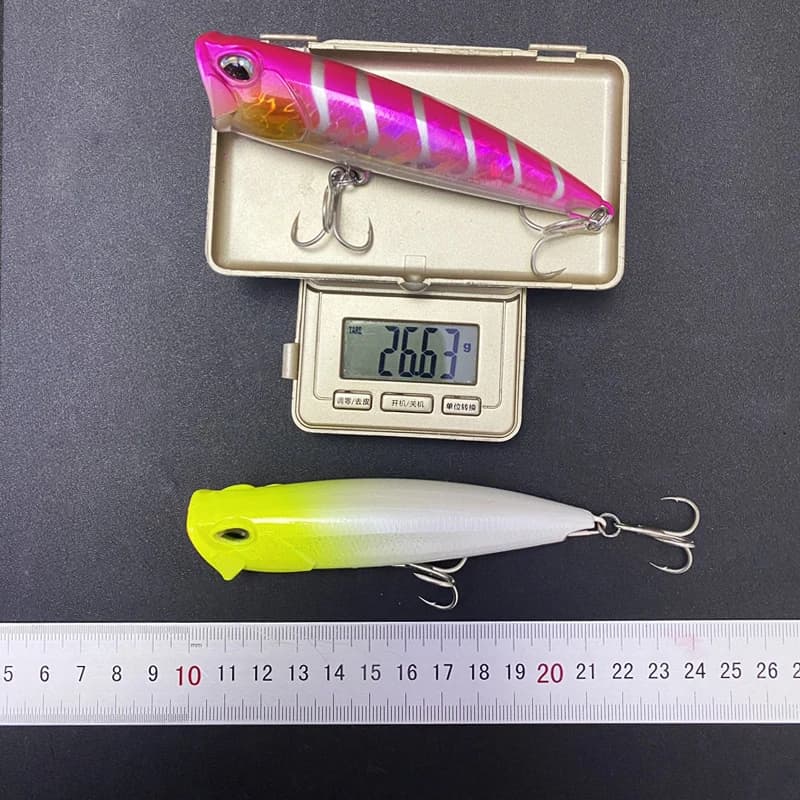 Leurre Topwater Big Popper 118mm 26g - Appât dur flottant pour pêche en mer et trolling