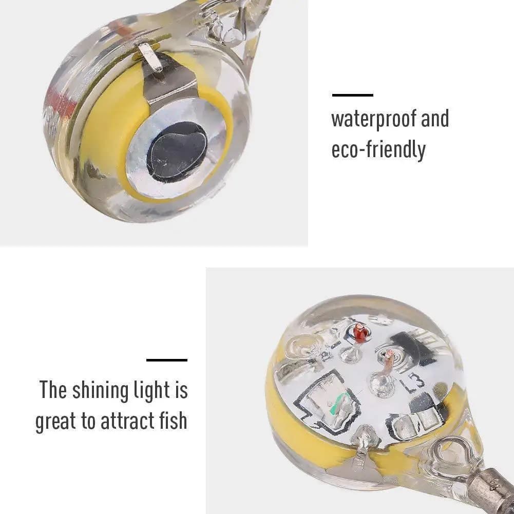 10 lampes LED sous-marines pour attirer calamar et poisson, lumière profonde appât lumineux pêche