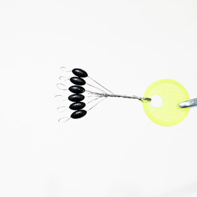 60 stop floats en silicone pour pêche à la carpe - 10 groupes de stoppeurs ovales et ronds
