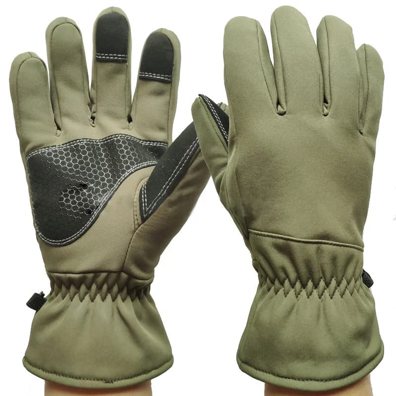 Gants tactiques épais version tactile protection froid automne hiver pêche outdoor