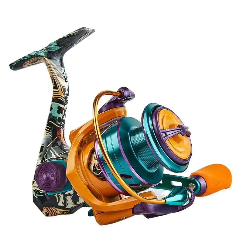 Moulinet spinning BILLINGS HA 22LB frein max avec bobine métal et rocker CNC pour eau douce/salée