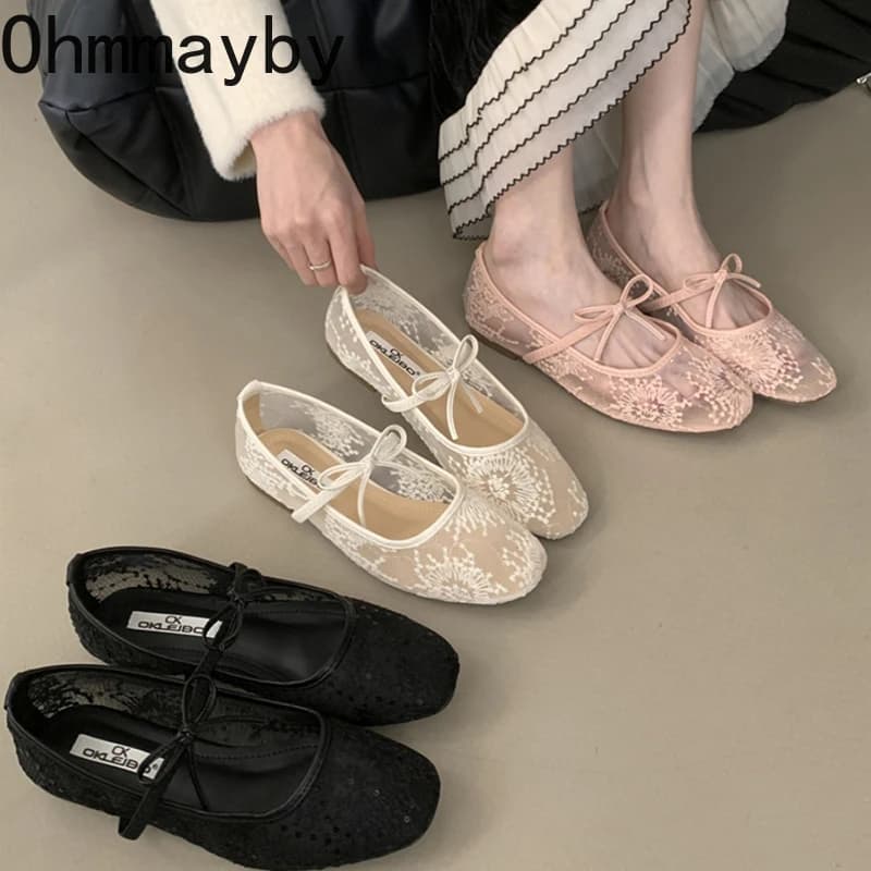 Chaussures femme Mary Jane lacets printemps 2026 confortables semelle souple pour pêche élégante