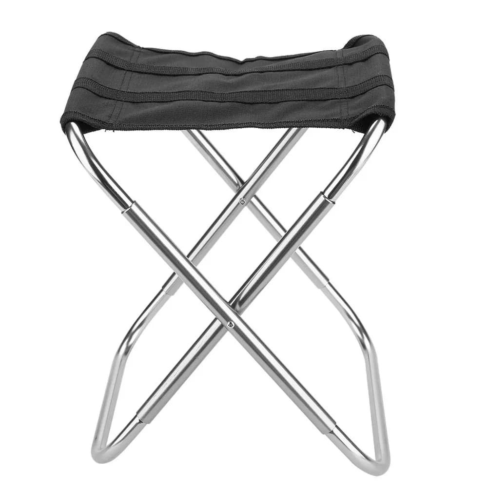 Chaise pliante en alliage d'aluminium - Siège de camping et pêche portable pour pique-nique