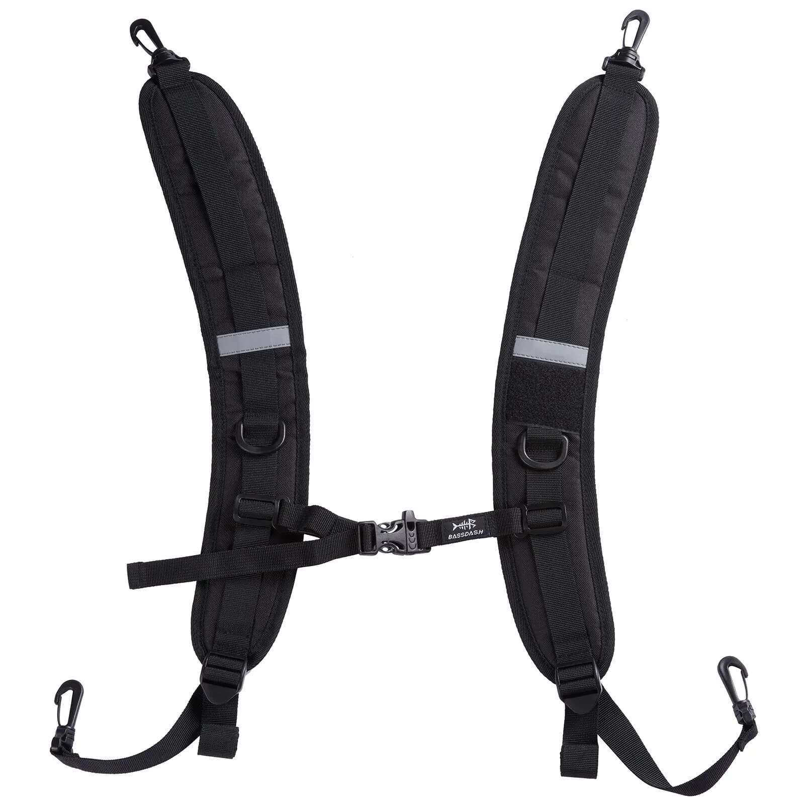 Sangles de remplacement rembourrées pour sac à dos de pêche - Réglables et confortables Bassdash