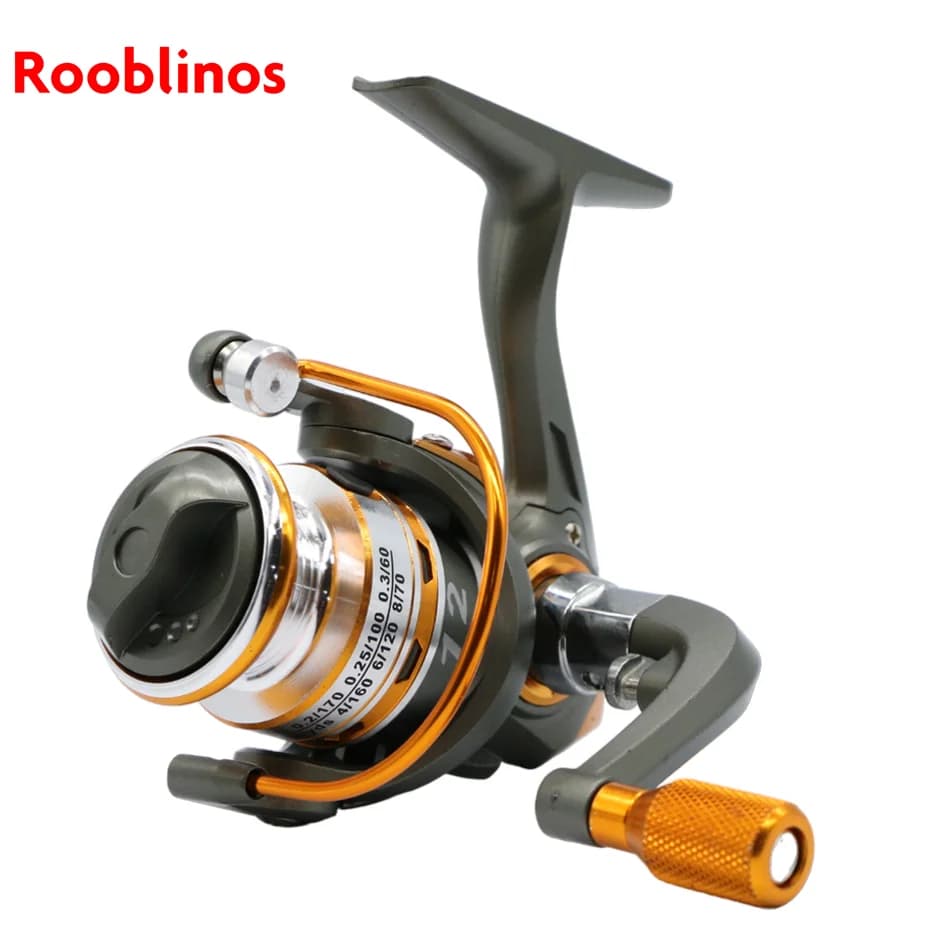 TH Ice Fishing Reel Ultralight Small Spinning Reel Fly Fishing Line Wheel Carp S