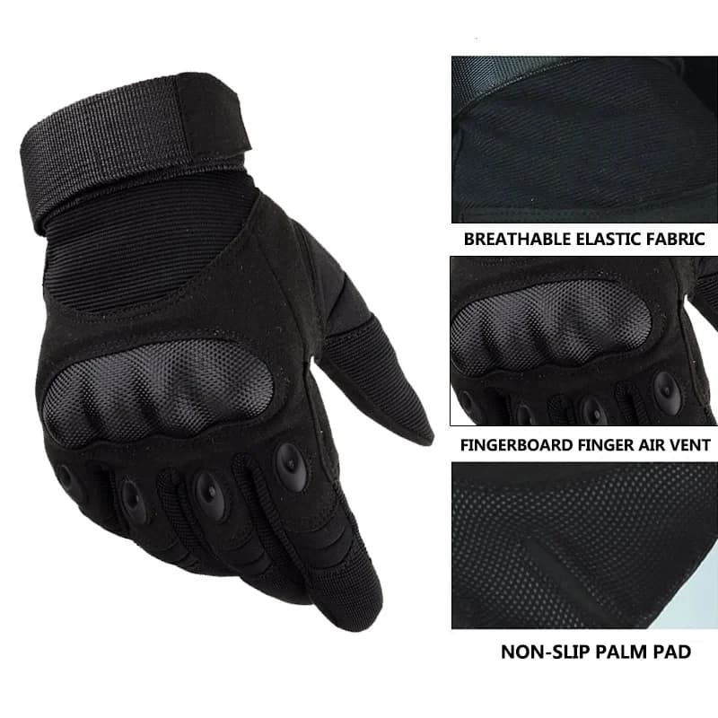 Gants tactiques coque dure protection pêche chasse sports outdoor entraînement hommes