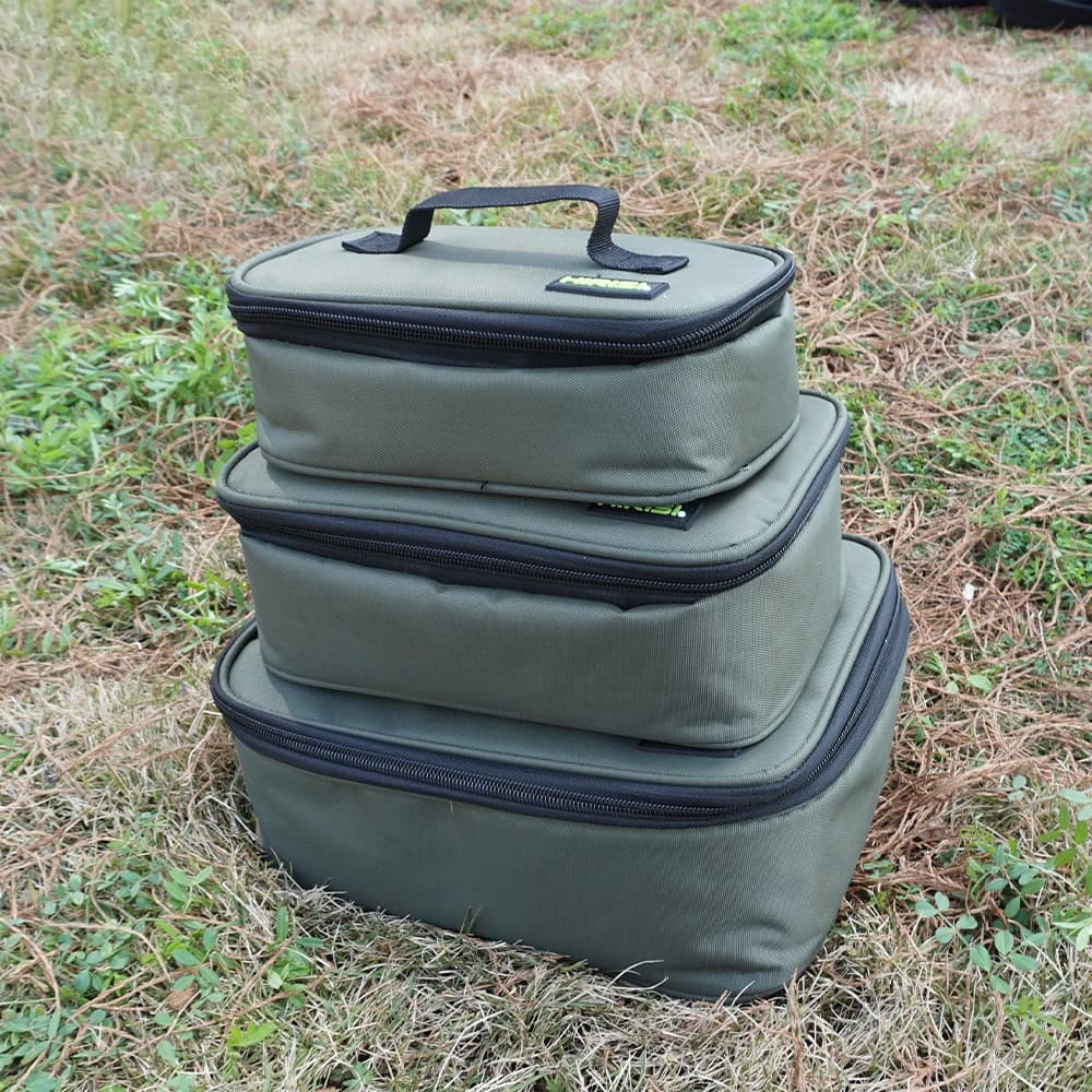 Sac de pêche carpe multifonction Hirisi - Organisation accessoires, leurres et moulinets en PVC Oxford