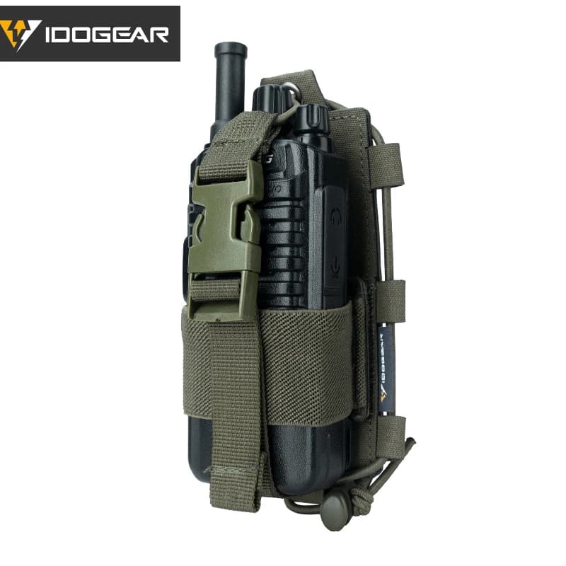Poche radio tactique IDOGEAR pour Baofeng - Pouch MOLLE talkie-walkie pêche chasse