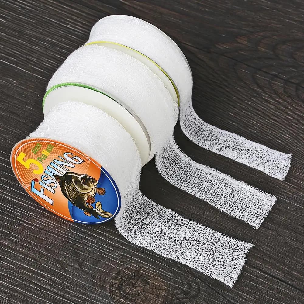 Filet soluble PVA 5M pour pêche à la carpe - Diamètres 25/37/44mm, emballage d'appâts qui se dissout dans l'eau
