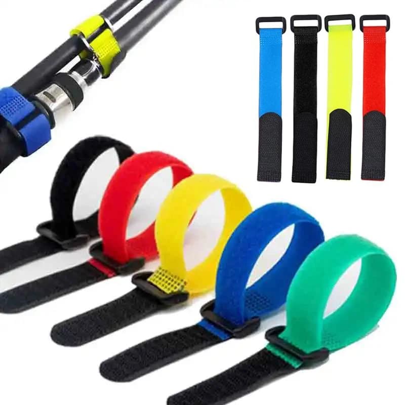 Sangle de fixation pour canne à pêche, porte-canne réglable et sécurisé pour la pêche en extérieur