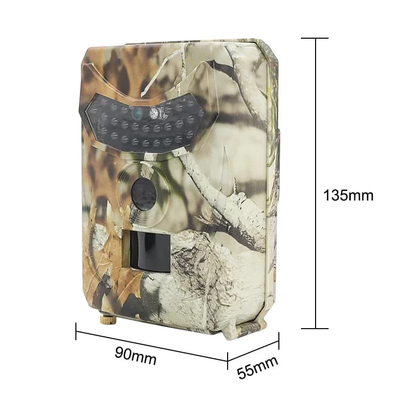 Caméra de chasse extérieure 12MP détecteur animal - Surveillance HD étanche vision nocturne infrarouge thermique