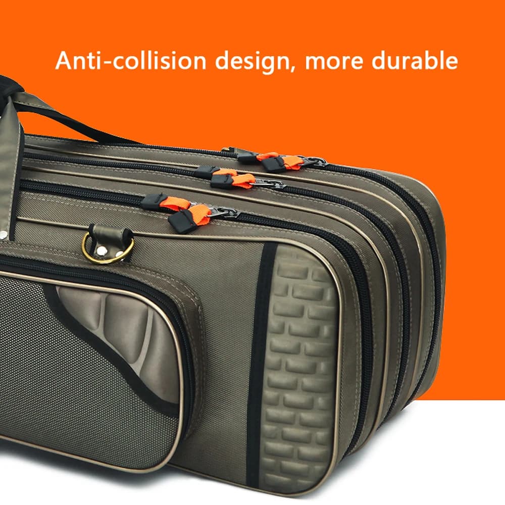 Sac canne pêche grande capacité 2-4 couches 80-130cm - Organisation optimale étanche
