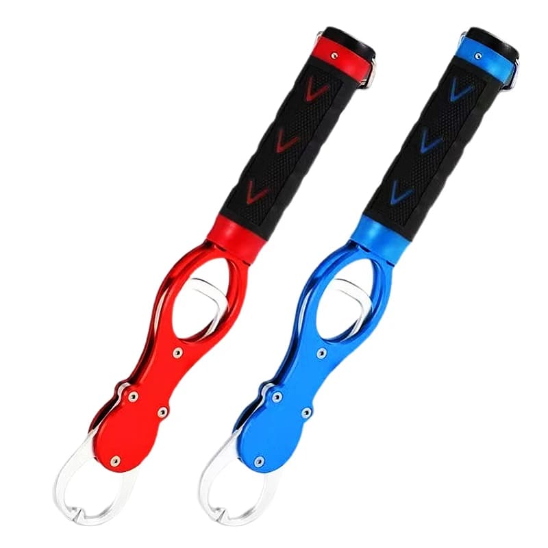Pince de lippe portable pêche avec pèse-poisson intégré, grip en alliage d'aluminium pour saisir et peser le poisson