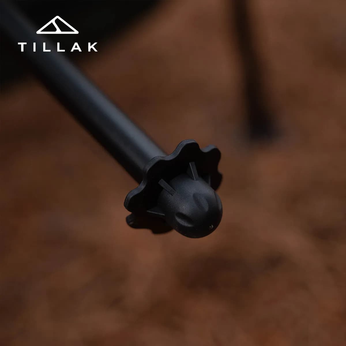 Fauteuil lune TILLAK haut dossier CORDURA - Tabouret pliant portable camping pêche randonnée vélo