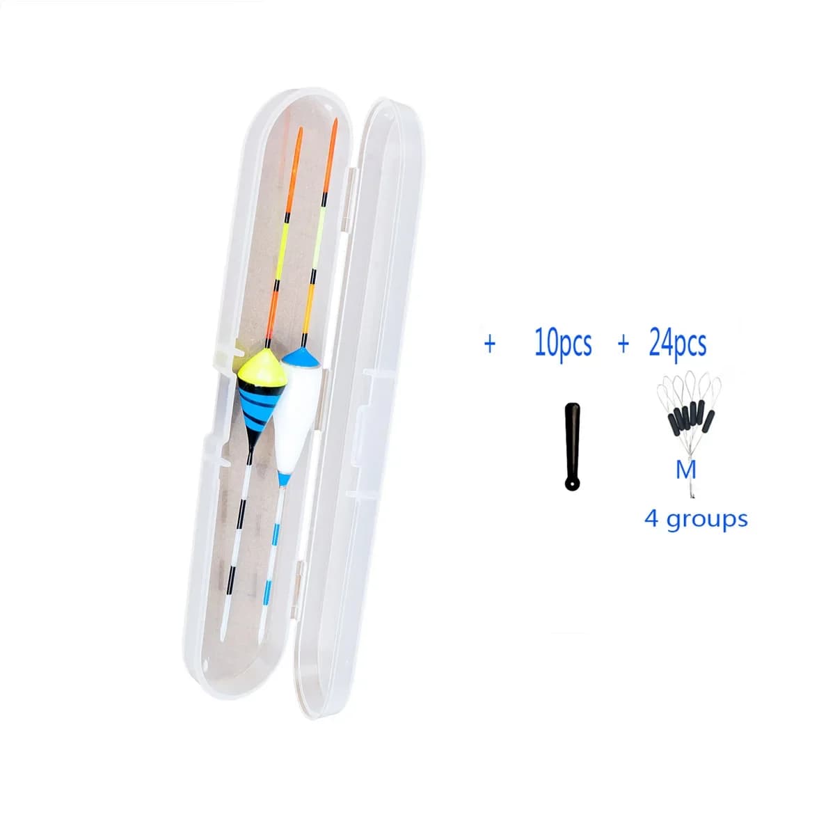 2 flotteurs pêche superfins freshwater - Bobbers accessoire pour pêche crevette et mérou glace fishing