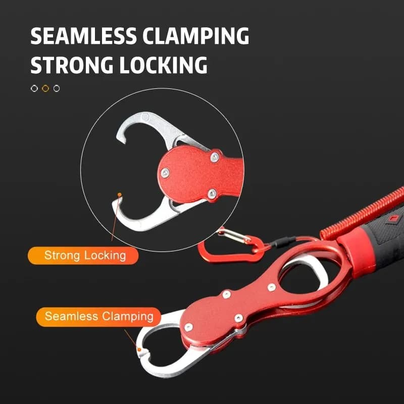 Pince à lèvres pour poisson en alliage aluminium - Gripper avec balance portable accessoire pêche