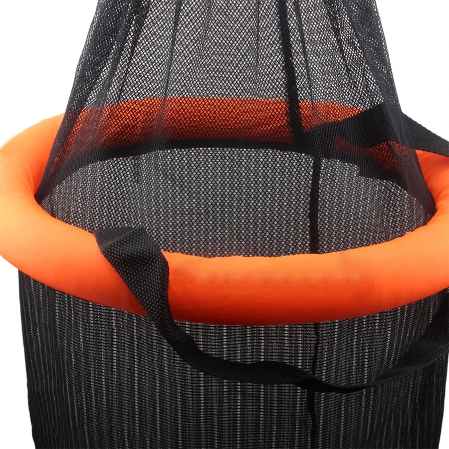 Panier de pêche flottant et pliable pour garder vos vifs, cage filet résistante pour la pêche en étang