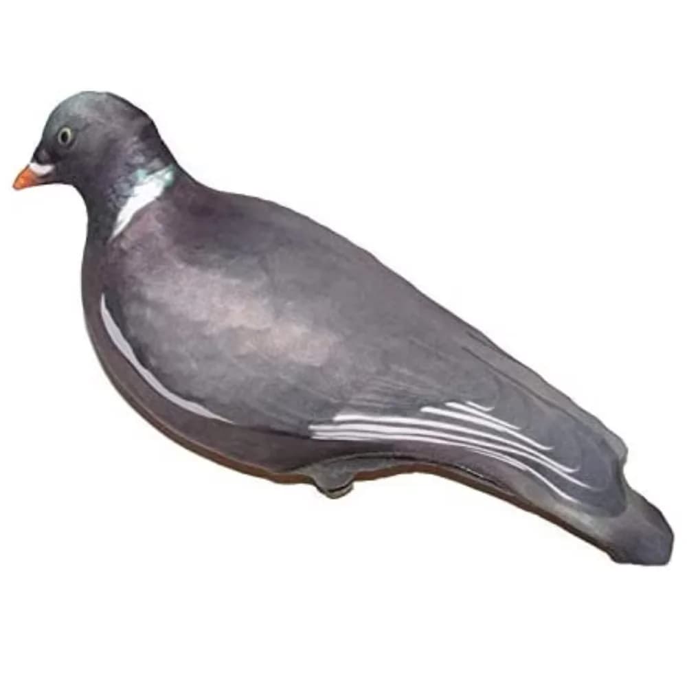 5 ou 10 leurres pigeons 3D réalistes en tissu flexible - appâts pour chasse ou décoration