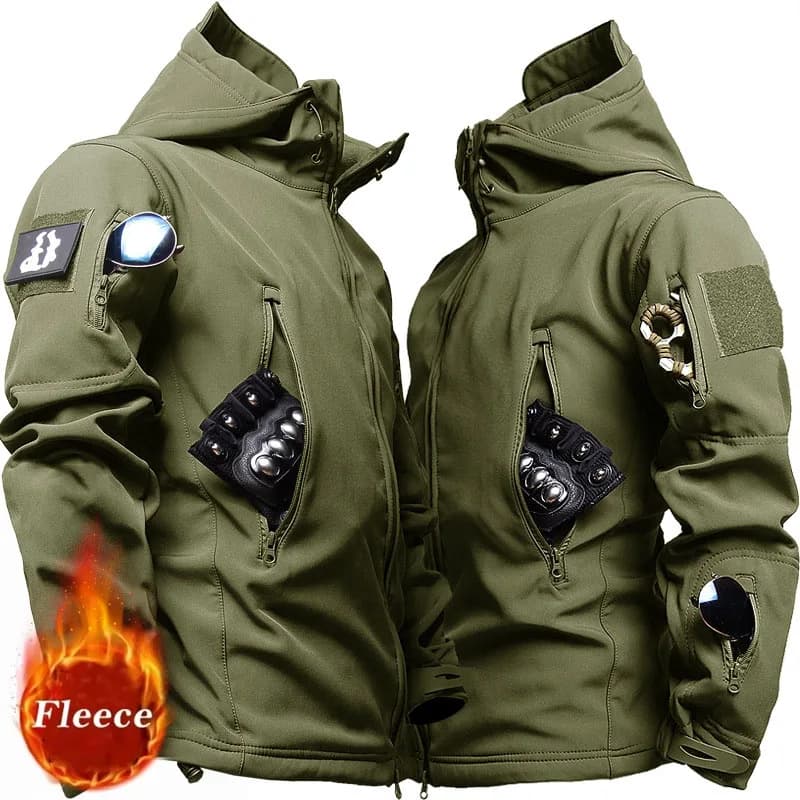 Veste technique pêche imperméable coupe-vent avec capuche - Vêtement outdoor stretch confortable