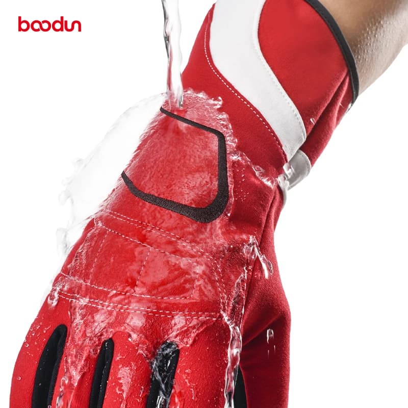 Gants karting doigts longs anti-dérapants absorbants chocs - Gants pêche ventouse respirants entraînement Q232047