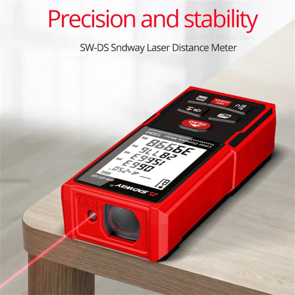 Télémètre laser professionnel SNDWAY SW haute précision mini pour pêche et construction