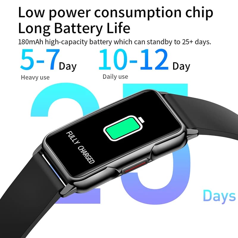 Montre connectée femme homme ChiBear étanche cardio fréquence monitoring 20 modes sport iOS Android