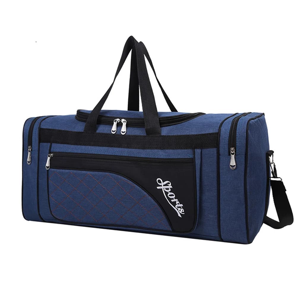 Sac de sport Oxford séparation sec/humide grande capacité, sac yoga étanche multifonction pour voyage et natation