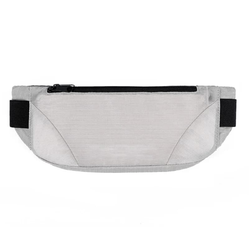 Sac banane coloré étanche running jogging ceinture porte-billets sport homme femme zip discret