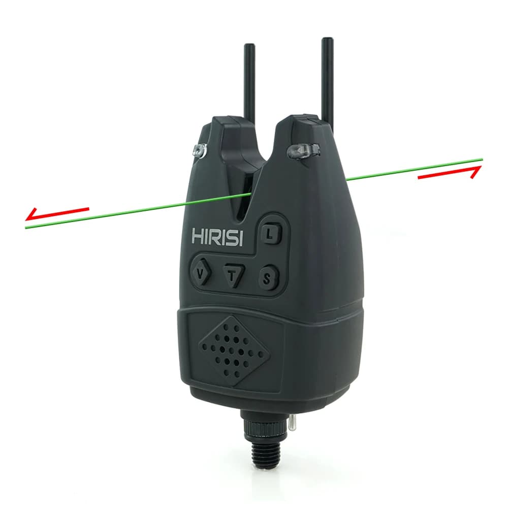 Alarme de touche B160 avec contrôle volume sensibilité - Indicateur LED 6 couleurs système sans fil carpe