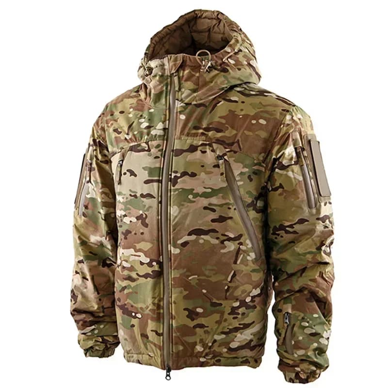 Veste tactique hiver 2.0 imperméable coupe-vent - Vêtement chaud rembourré coton pour homme