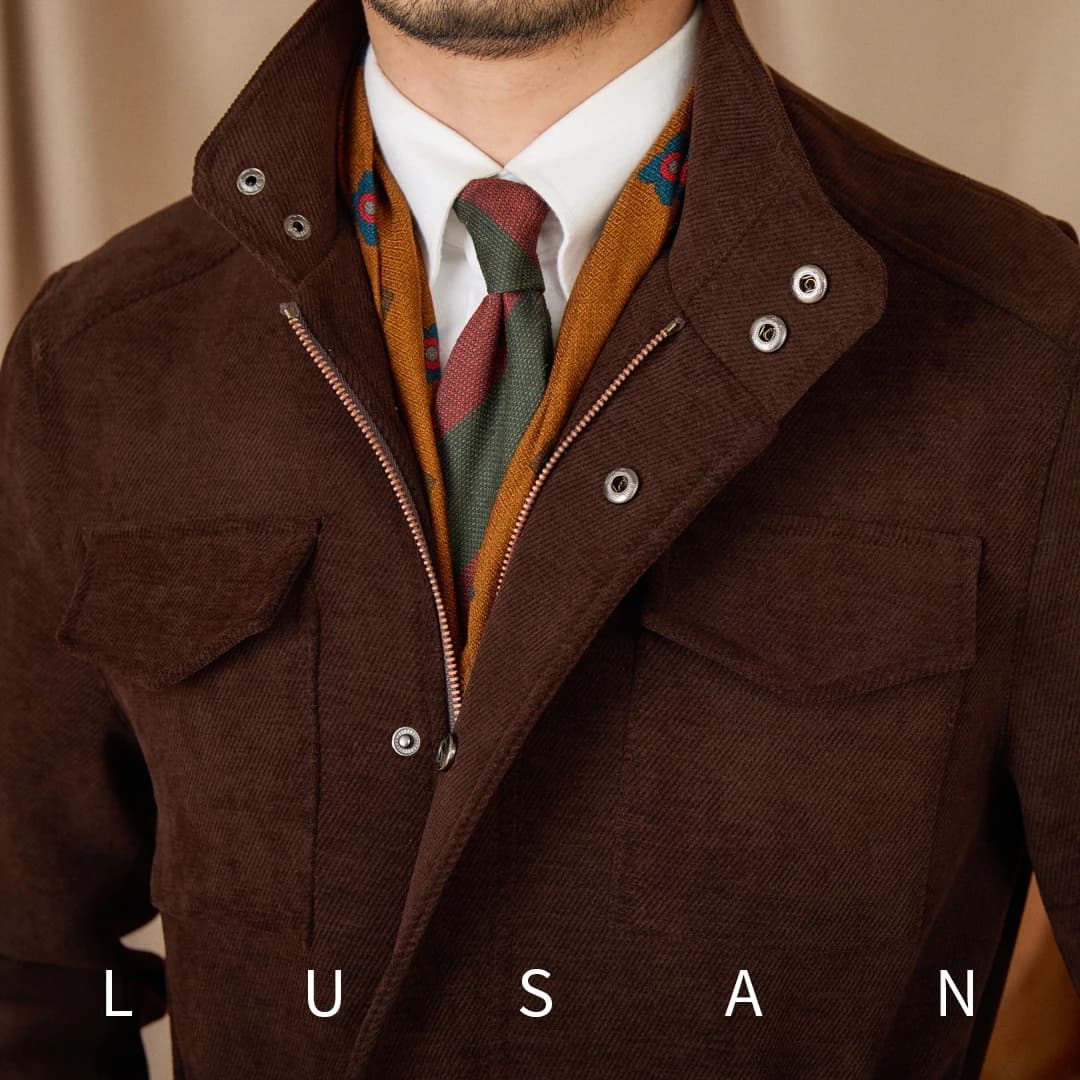 Veste M65 élastique pêche outdoor - Multi-poches vintage khaki - Veste de chasse automne hiver