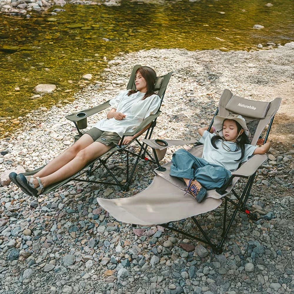 Fauteuil transat pliant pêche camping plage bureau sieste extérieur chaise lounge