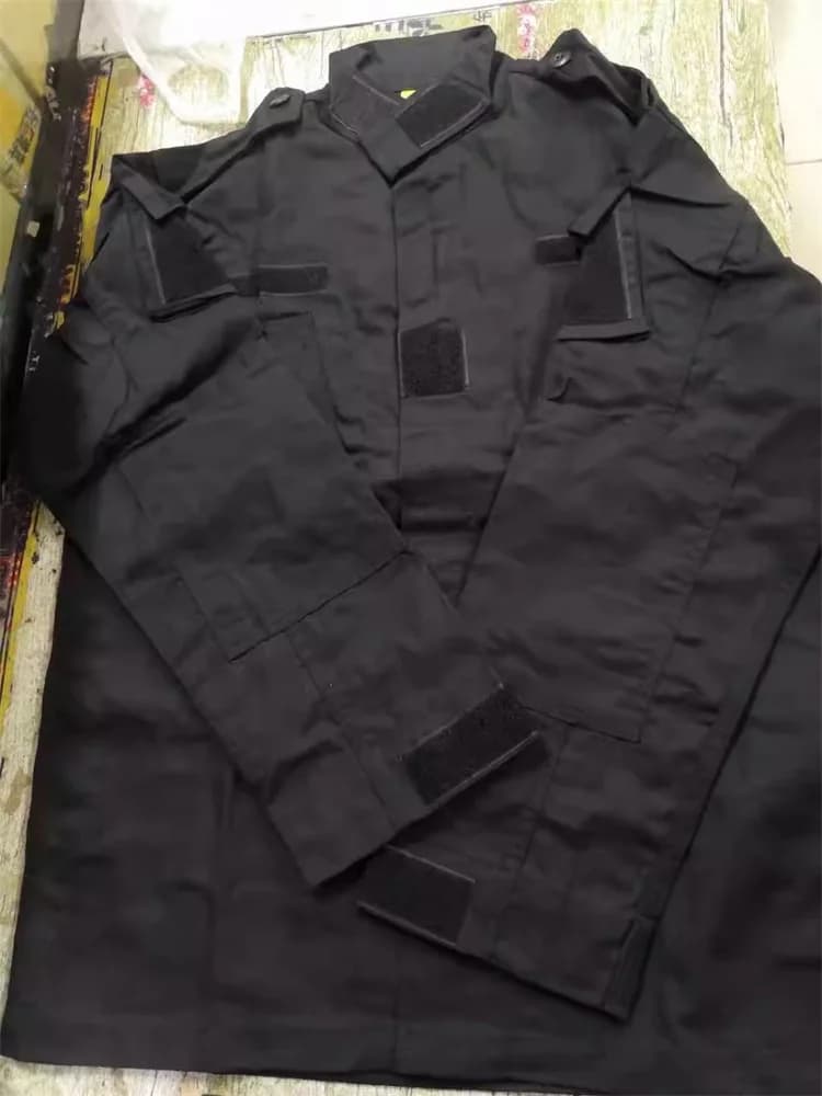 Combinaison tactique Tom ACU édition noire - Tenue pêche style PMC pour approche moderne discrète