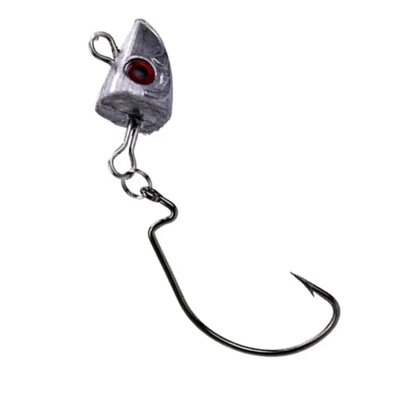 Leurre souple T Tail 10cm 15.5g et 13cm 26g avec tête plombée et hameçon barbelé pour la pêche