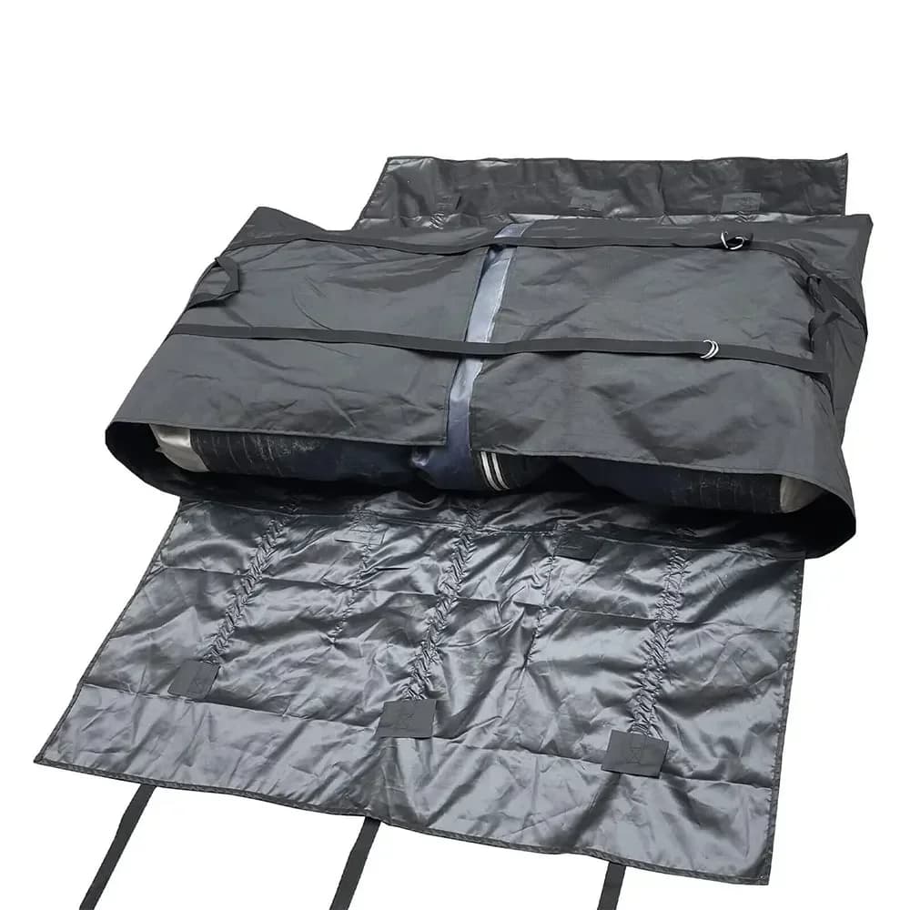 Sac de transport pliable pour bateau gonflable PVC et kayak - Sac de rangement voiture pour équipement pêche
