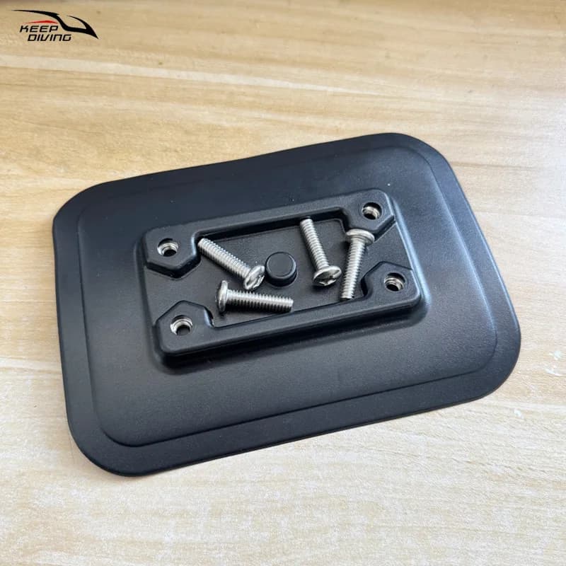 Support de canne à pêche fixe pour bateau gonflable - Base collante PVC pour sondeur et accessoires
