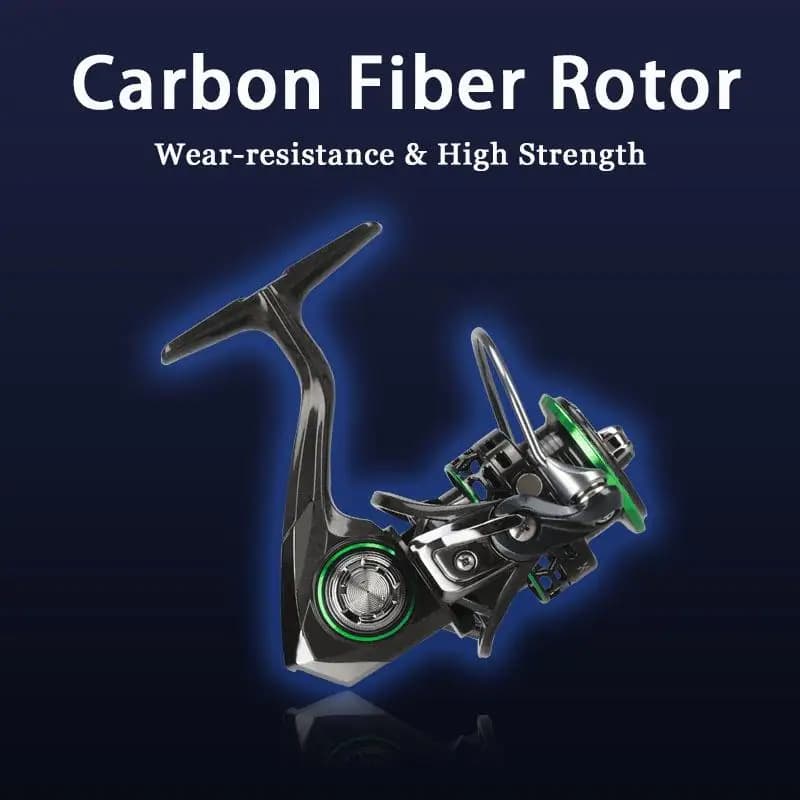 Moulinet spinning HISTAR BFS carbone 138g - frein 5KG et ratio 5.2:1 pour pêche sportive intensive
