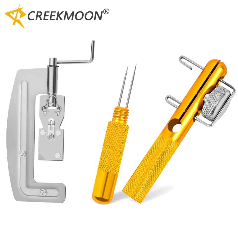 Noeud automatique hameçon pêche - Aiguille double tête aluminium pour montages rapides - Accessoires pêche