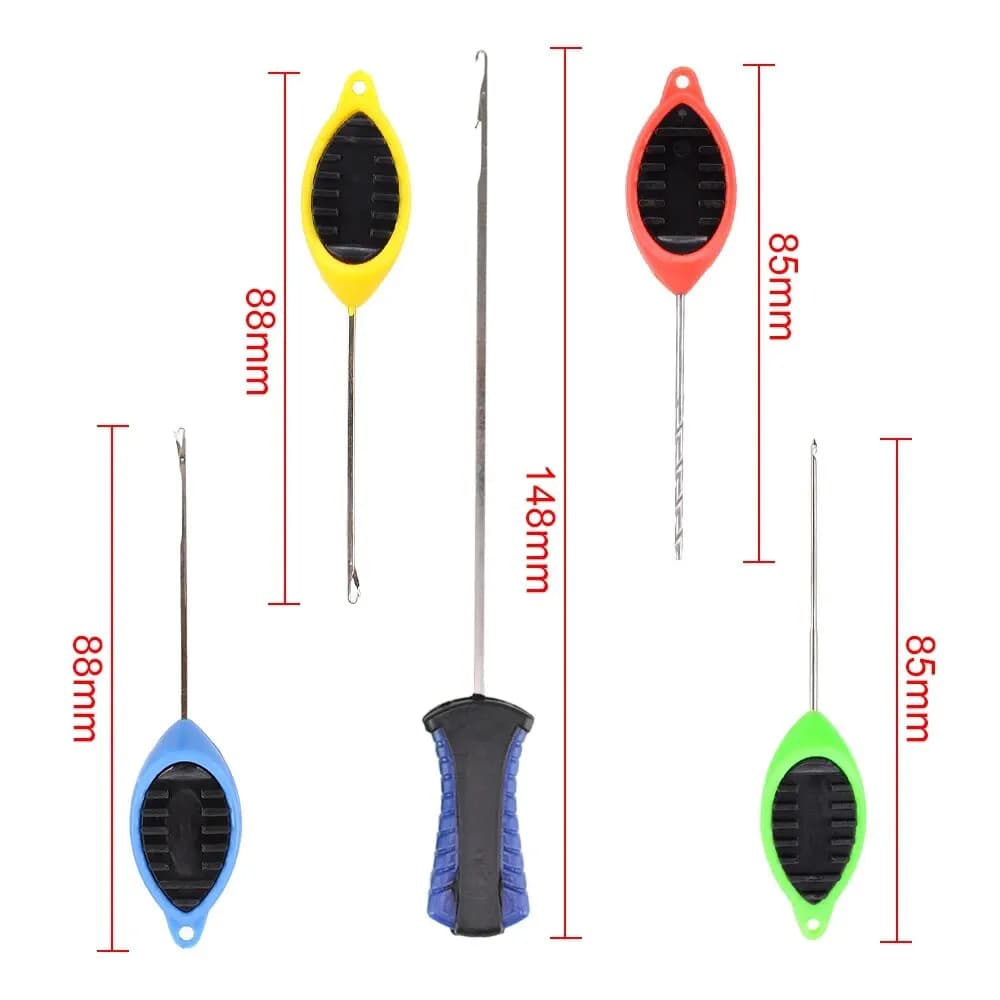 Set aiguilles Hirisi pour montage boilies carpe - outils confection appâts pêche