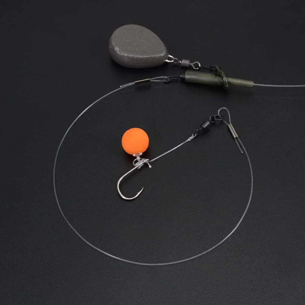 Ligne fluorocarbone Hirisi 20m rigide pour montage chod rig carpe 15lb à 32lb transparente invisible