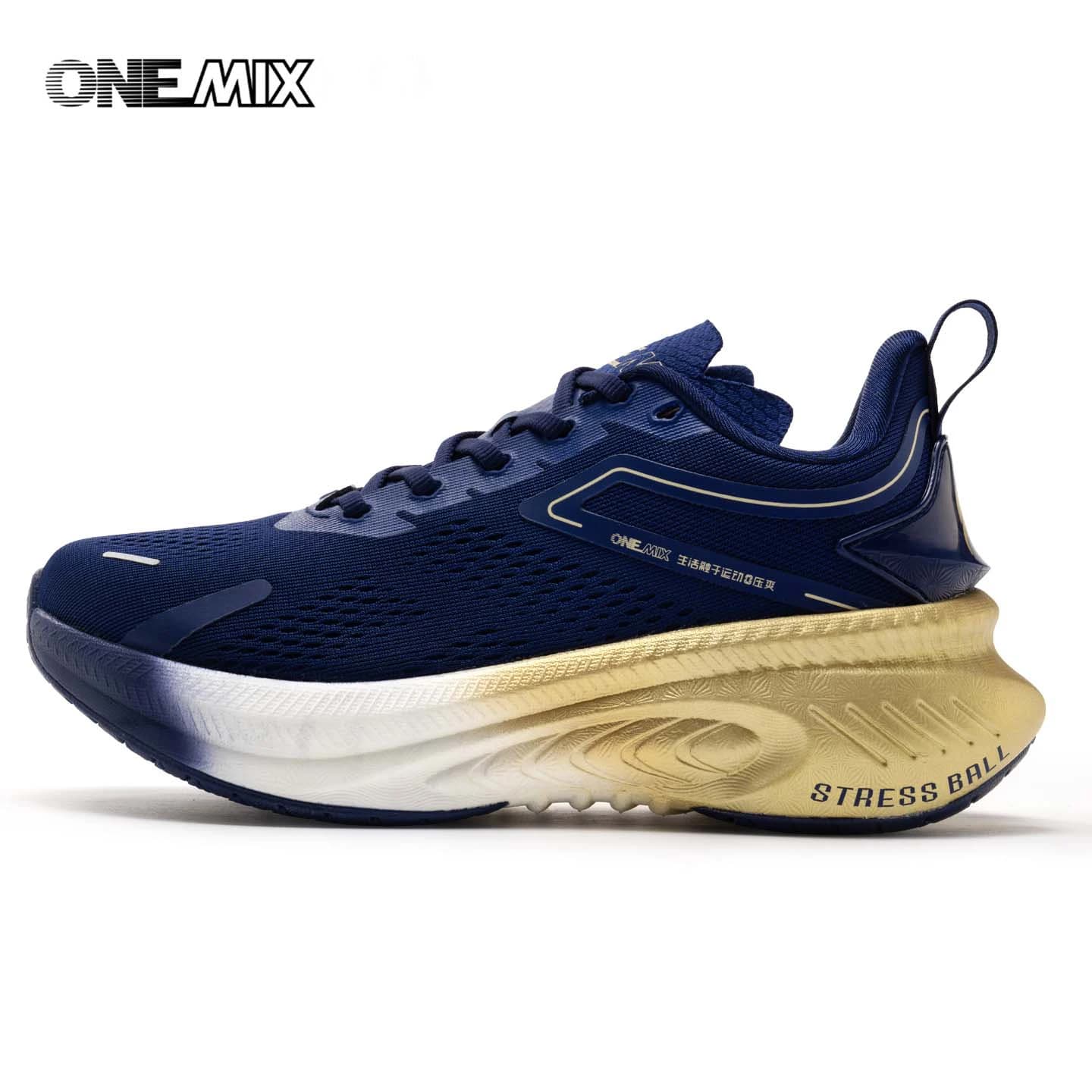 Chaussures running hiver homme pêche - Sneakers amorti respirantes légères jogging extérieur