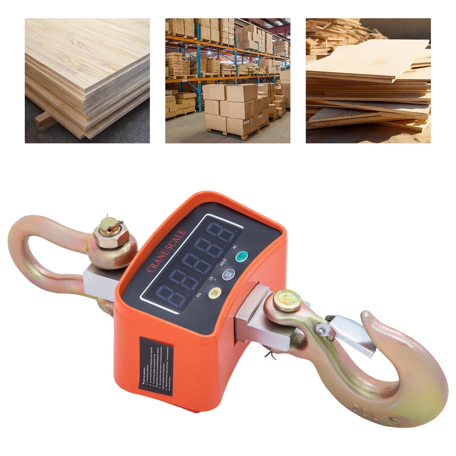 Balance gruau digitale 3000kg industrielle avec télécommande - Pêche lourde et usage agricole LED