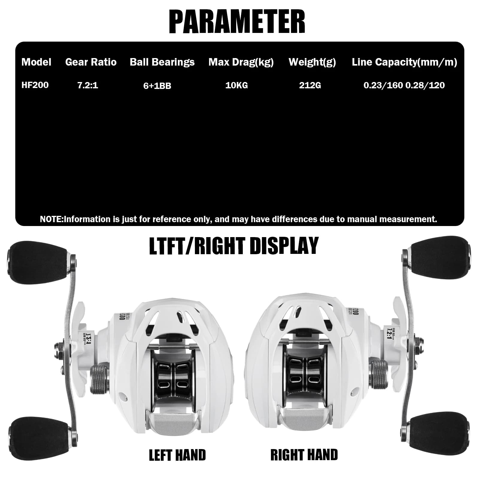Moulinet baitcasting Samolla ultraléger 6+1 roulements pour pêche en mer et long cast