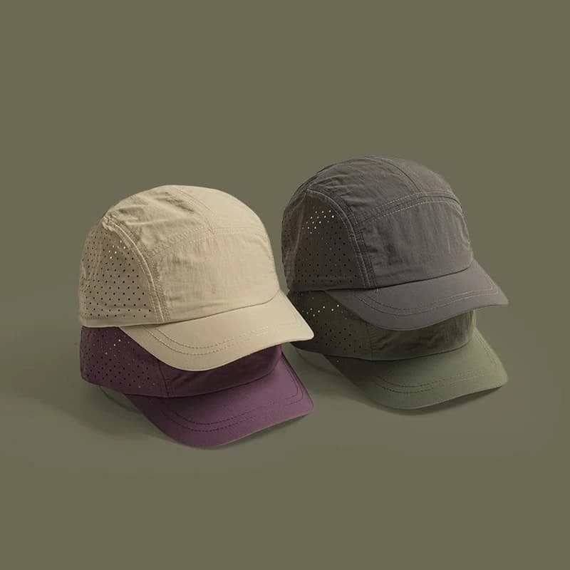 Casquette baseball maille fine été pêche camping randonnée séchage rapide protection solaire