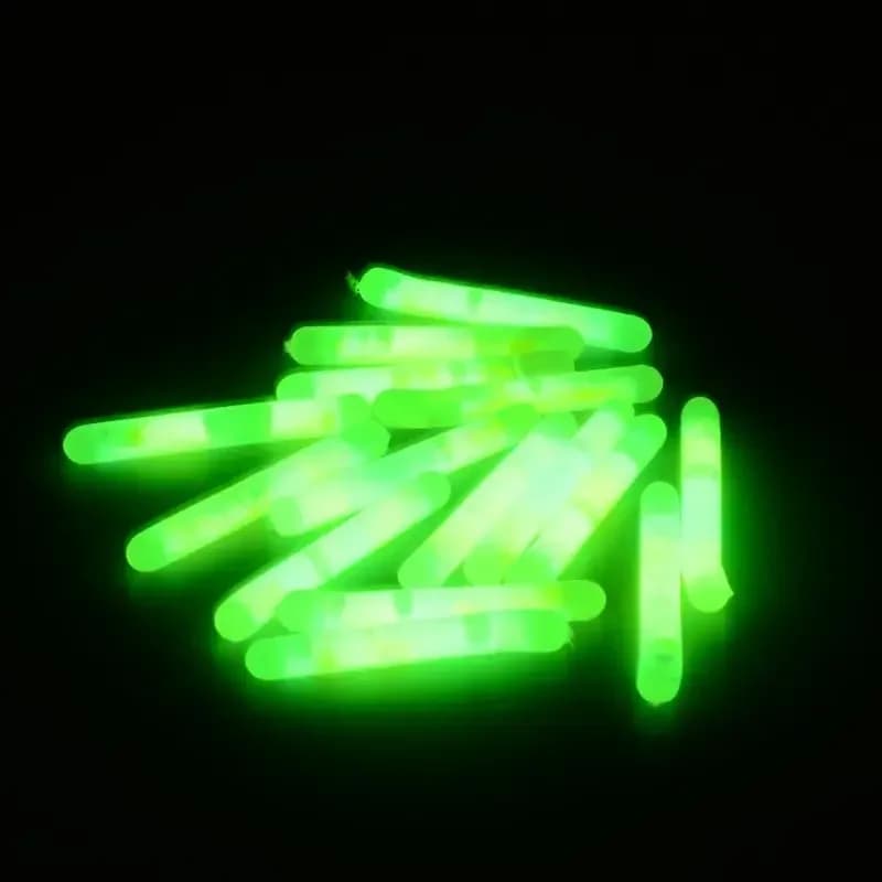 5 pièces flotteurs lumineux pêche de nuit avec bâton fluo et lumière fluorescente pour canne à pêche