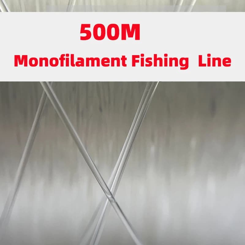 Ligne de pêche monofilament 0.6 à 1.0mm 500m - Nylon épais pour pêche en mer et surfcasting