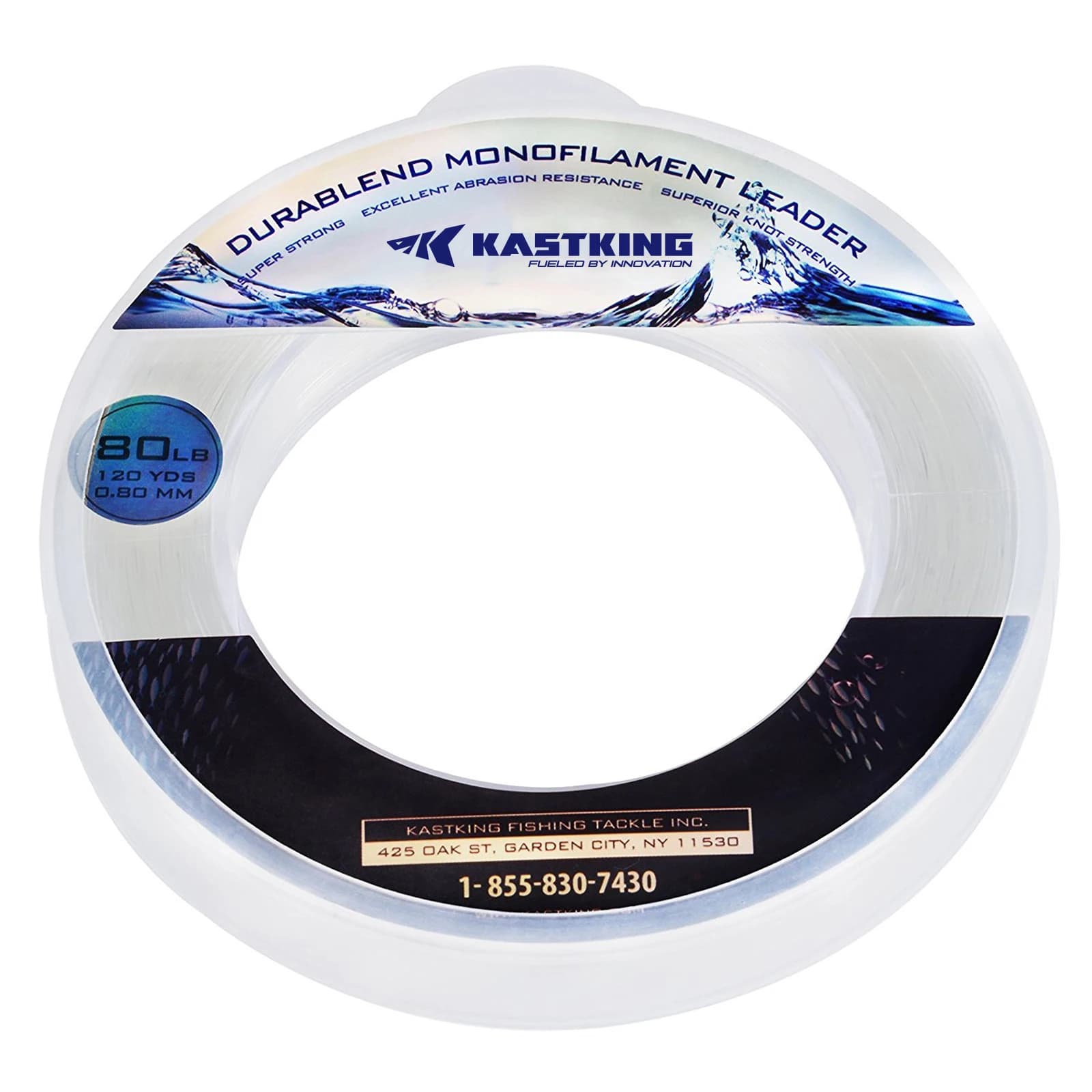 Ligne de pêche monofilament KastKing 20-200LB 110M super résistante pour pêche en bateau