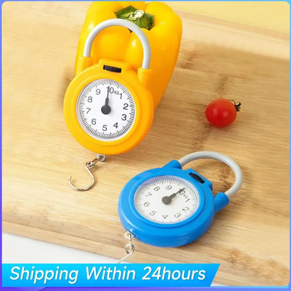 Balance digitale pêche 10KG ATUOTIN - Pèse-bagages portable mini avec crochet pour voyage et cuisine