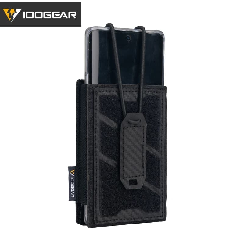 Étui téléphone tactique IDOGEAR TGS 5.56 - Pochette MOLLE universelle camouflage 3588 pour pêche