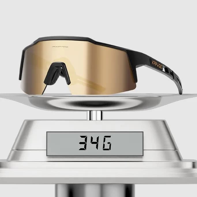 Lunettes de vélo polarisées KAPVOE pour homme et femme - VTT, route, pêche et sports outdoor